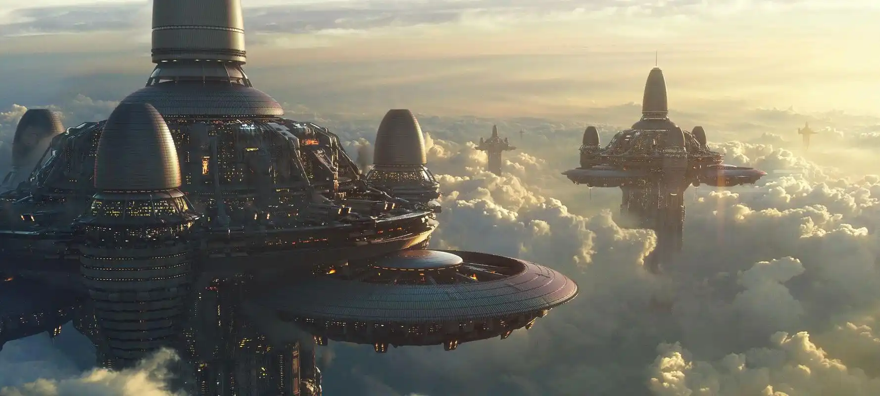 一组画面宏伟的科幻题材插画作品欣赏!