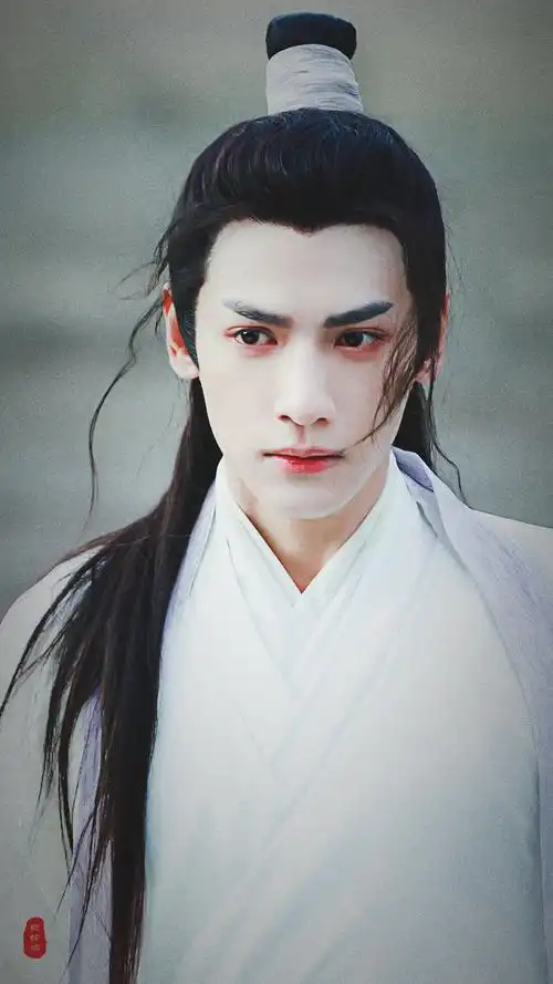 罗云熙 润玉 电视剧《香蜜沉沉烬如霜》白衣公子润玉仙图文@枕惊鸿