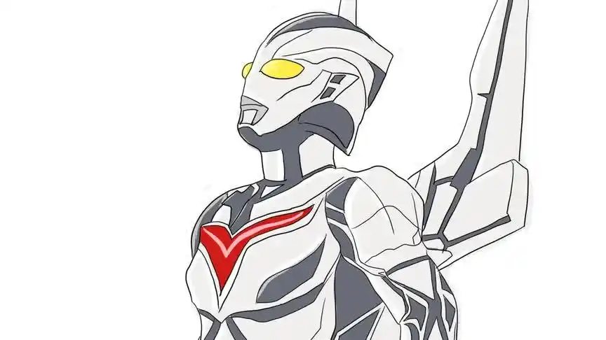 三分钟简笔画,教你学会画帅气的诺亚奥特曼