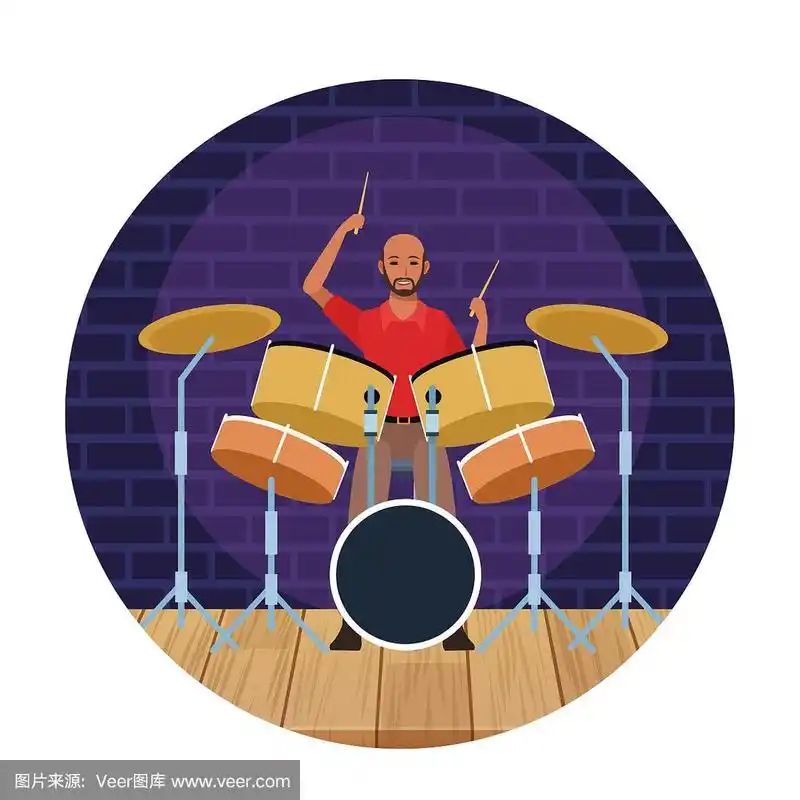 musician artist cartoon