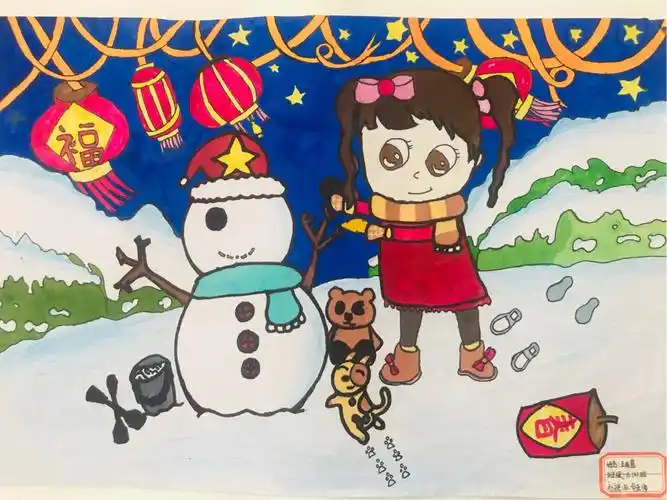 材料:铅笔,双头勾线笔,马克笔,水彩 绘画题材:漫画场景设计 纸张 8k