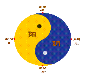 太极阴阳四相图