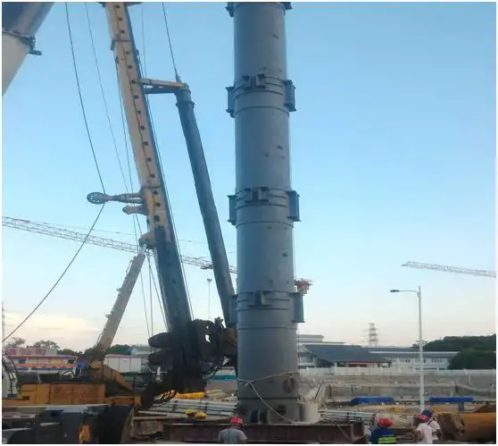 奋战5昼夜,南宁地铁3号线青秀山站超深钢管柱定位下放成功