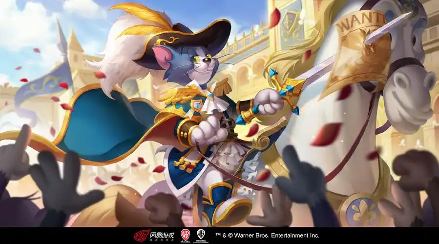 猫和老鼠官方手游的微博视频本次剑客汤姆·骑士精神s级皮肤,在1s级