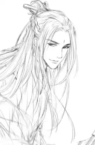 古风人物手绘线稿