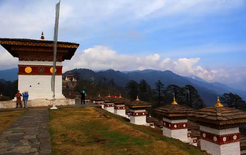 在不丹的多雄拉山口