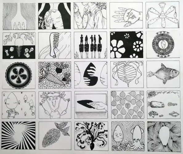 100副创意联想画