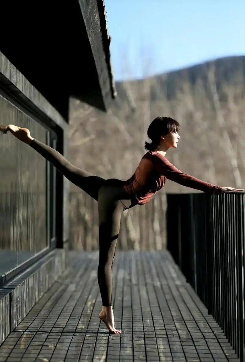 陈数,瑜伽练的炉火纯青,动作更是达到了天花板级别,漂亮!