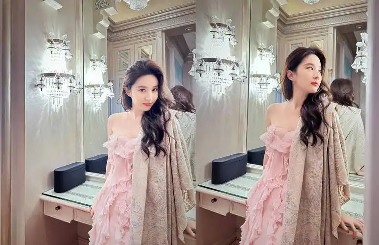 刘亦菲海外担任旅游大使多套服装尽显美态却被质疑p图过度