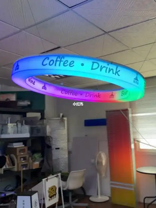 创意动感圆环灯箱 让空间活跃起来6015