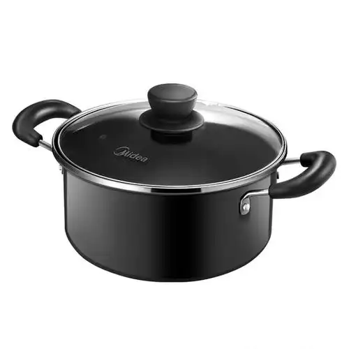 美的(midea)锅具两件套 炒锅汤奶锅 燃电通用mp