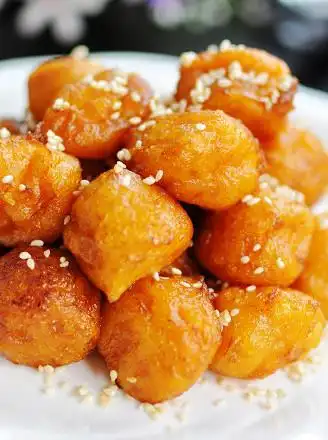 炸红薯丸子的做法