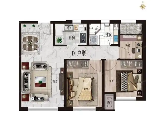 天正公馆高清户型图刚刚上传,看看是不是你心中的主力户型?