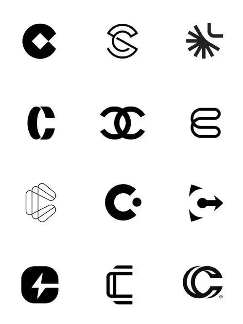 logo精选##logo设计#英文字母logo设计合集(a~f)