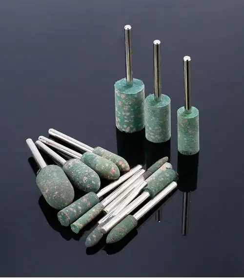 芝麻打磨头砂轮小磨头金属玉石磨具弹性海绵橡胶芝麻抛光磨头模具