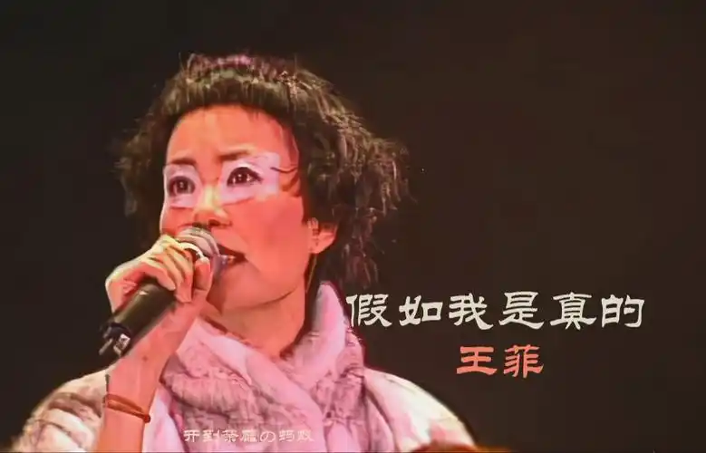王菲《假如我是真的》浪漫清冷国语歌曲 2004菲比寻常演唱会live