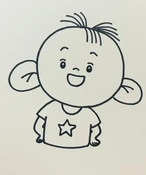 每天一张简笔画 | 大耳朵图图(内含详细步骤)