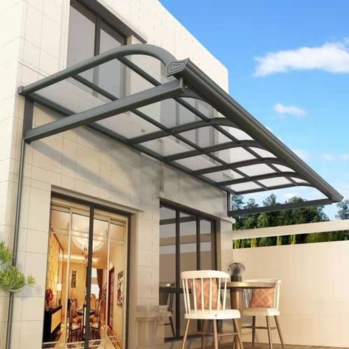 家用别墅门头庭院屋檐户外防雨阳台阳光棚天台雨搭遮阳铝合金雨棚