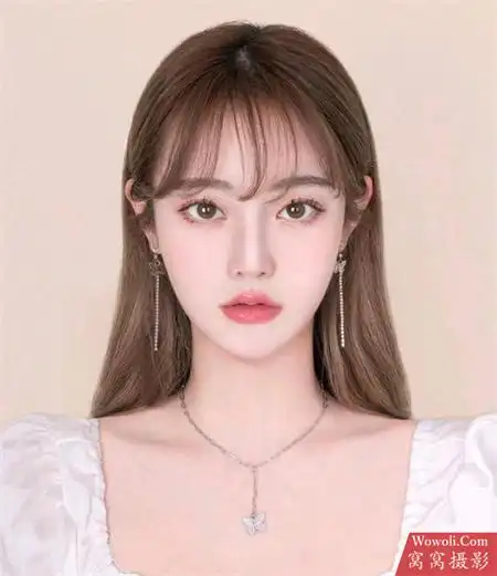 韩式证件照欣赏