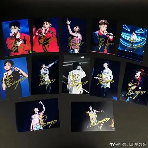 小鬼王琳凯# 小鬼王琳凯亲笔签名照6寸,可.