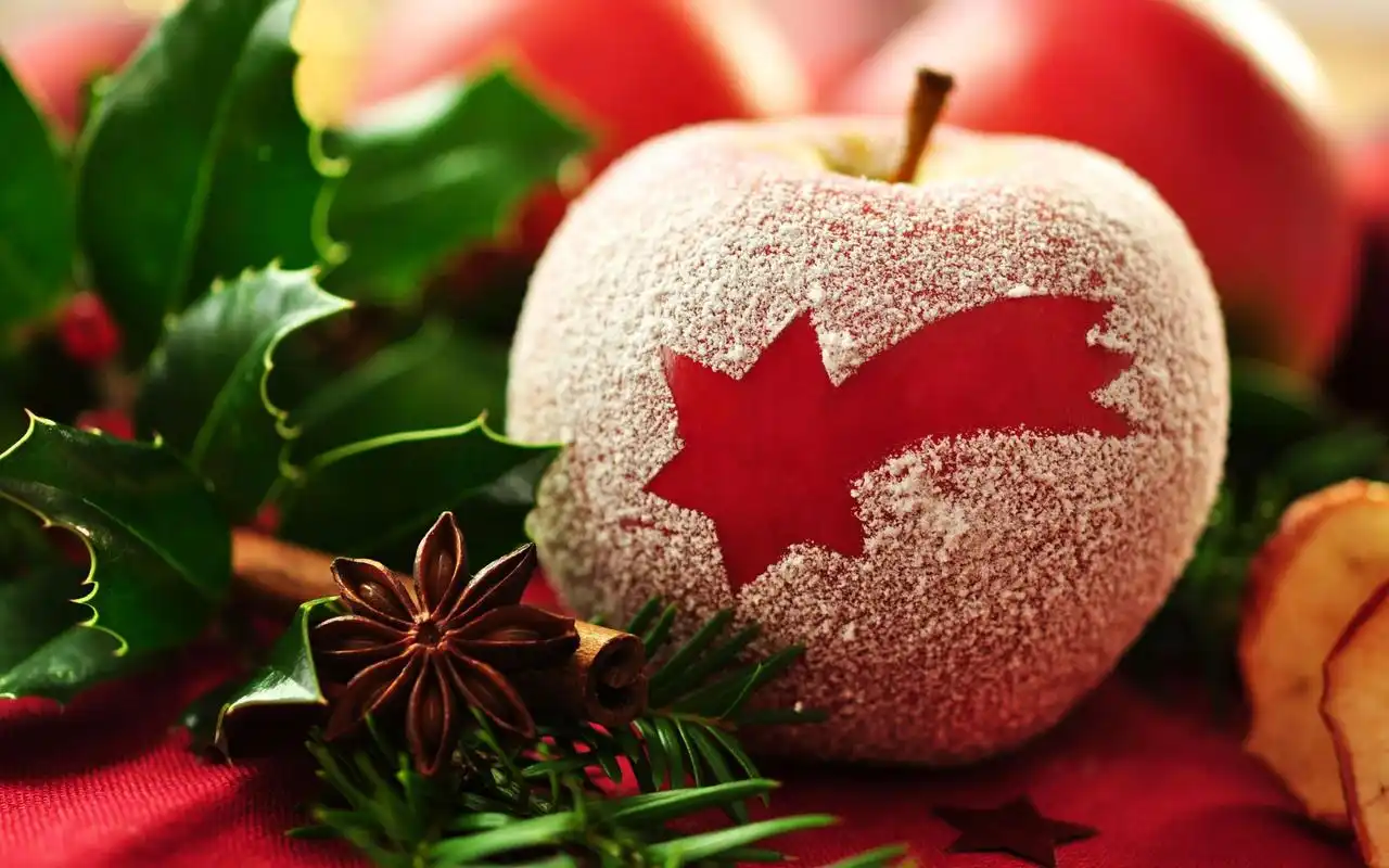 夏季清凉红苹果唯美意境高清桌面壁纸第一辑,是美桌网www.win4000.