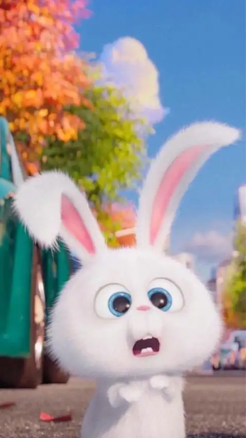 爱宠大机密反差萌小兔子手机壁纸