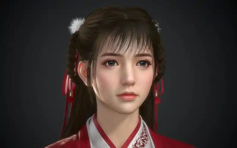 零基础也能学的3d人物建模:3dmax古风美少女模型制作