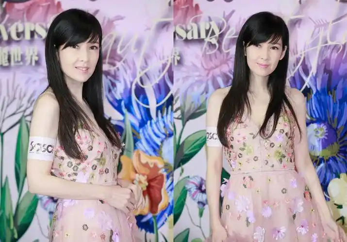 她年逾半百却轻松驾驭"去世芭比粉",今56岁美的都能掐出水_周慧敏