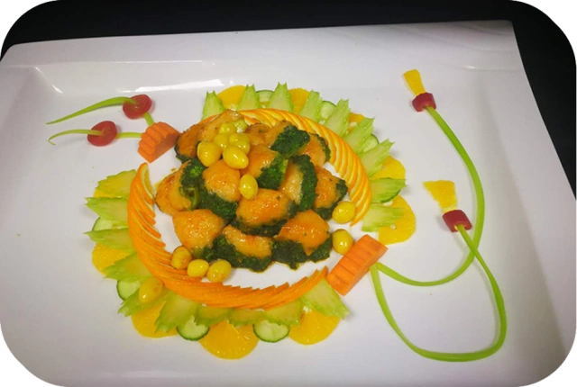 99道大酒店创意菜品:热菜,冷菜,雕刻,点心,总盘,实力与荣誉的最高体现