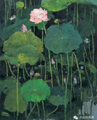 兴趣 荷之美——吴冠中作品赏析 写美篇吴冠中《荷花》2013年秋拍