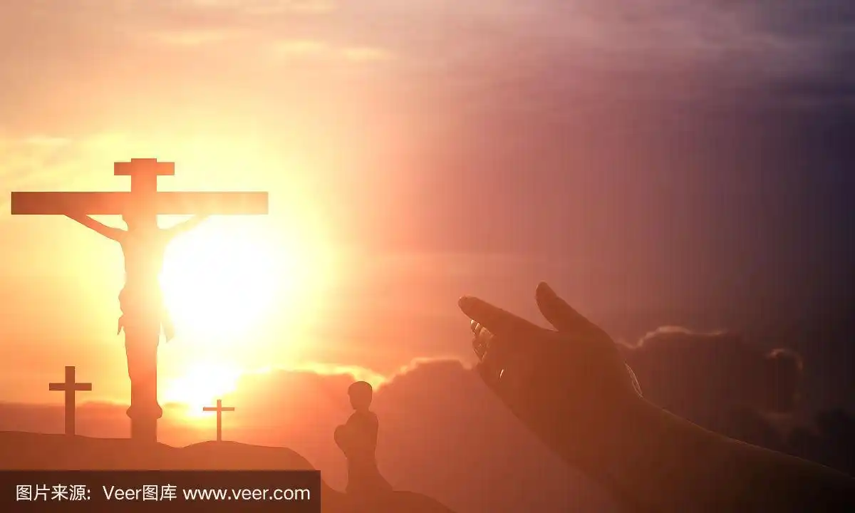 人双手张开,掌心向上敬拜.