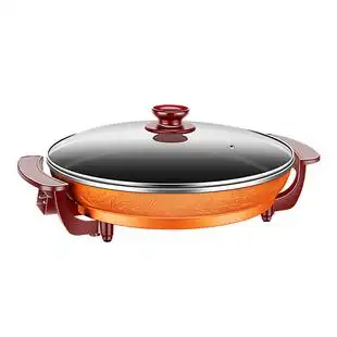 傻厨电煎锅平底锅插电不粘锅韩式烤肉多功能电热锅家用烙饼电烤锅 券