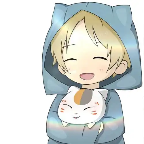 原创  #夏目友人帐  #猫咪老师  #简笔  #q版  #卡通头像  #摸鱼