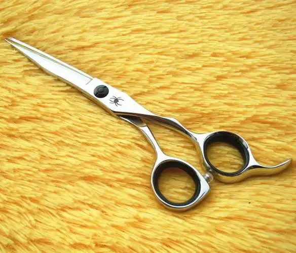 黑蜘蛛美发剪刀理发平剪直剪理发店工具发型师剪刀套装