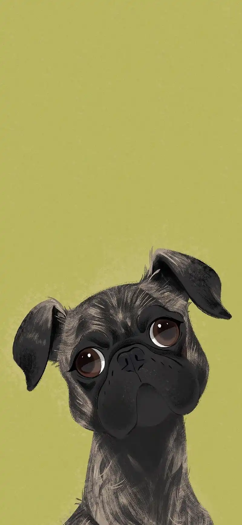 超萌卡通狗狗壁纸~汪汪 歪头杀,谁也抵挡不了的诱惑~!汪汪!