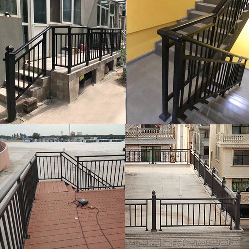 锌钢阳台护栏铝合金露台栏杆户外庭院院墙围栏楼梯扶手