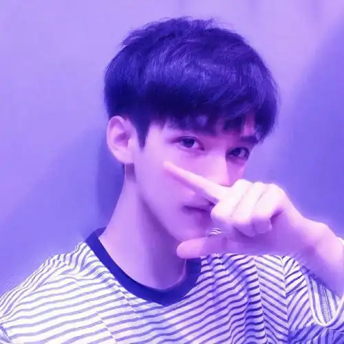 紫色高清美化头像,帅哥美女合集28张