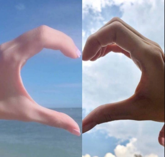 组图:一颗来自七夕的糖!林允儿jessica隔空比心引粉丝热议