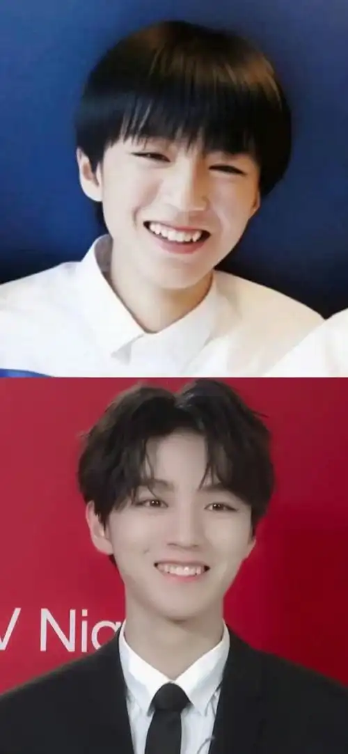 露着小虎牙向全世界喊出"我是王俊凯"