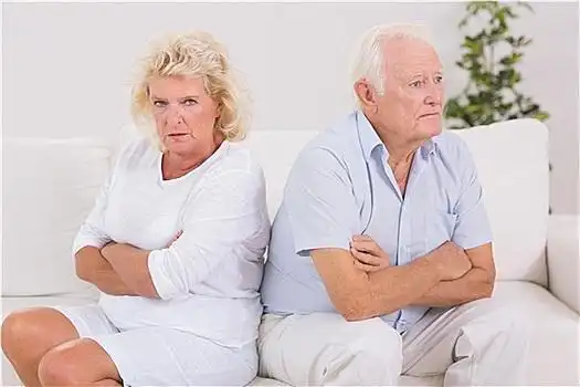 老年,夫妻,争吵