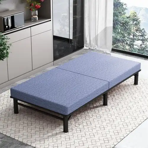 日式折叠床家用成人办公室单人床小户型加床乳胶加固酒店拼床收纳