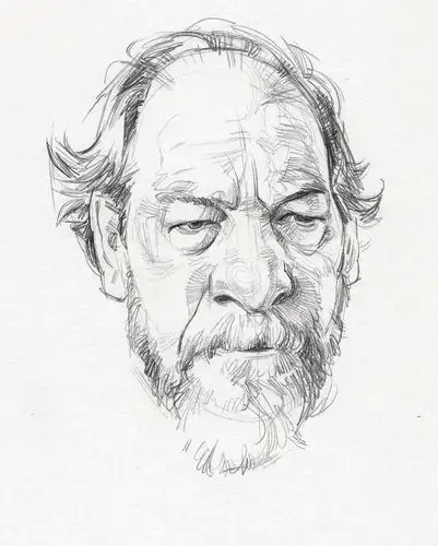 美国艺术家:达瓦马拉纳特线描作品