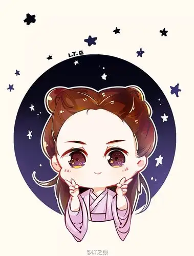 赵丽颖 花千骨 小骨 q版图