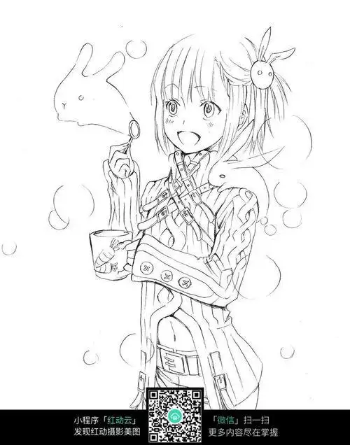 动漫人物女生怎么画 动漫人物简笔画女