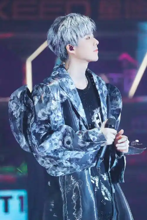 绝美神仙舞台妆#摩登兄弟超话刘宇宁这个银发超炫目!