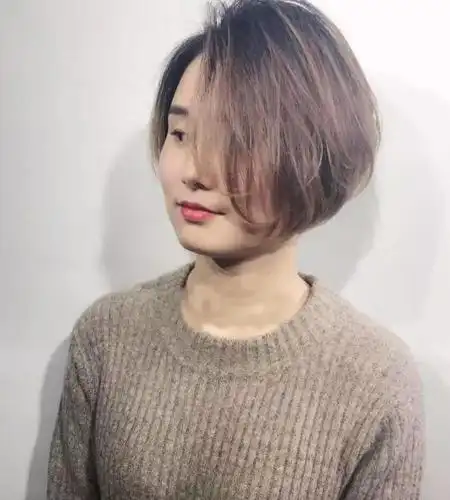 不对称才好看不对称短发发型一长一短够潮够时尚