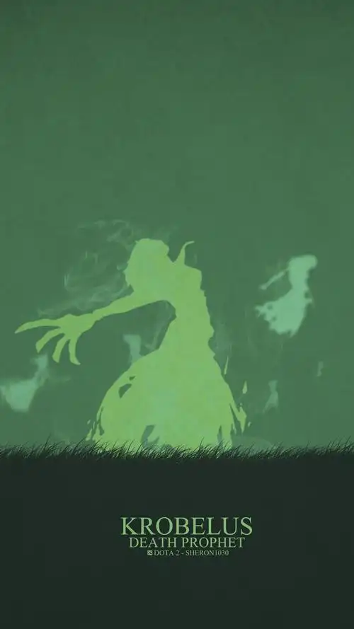 dota2# 竖屏壁纸 绿色护眼系简约风 分辨率依次为10