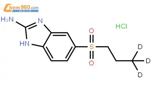 阿苯达唑-2-氨基砜-d3盐酸盐结构式