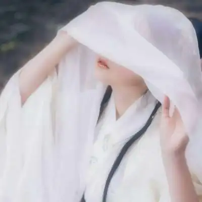 静儿遮脸古风女生头像