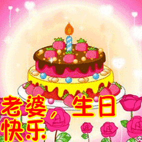 老婆,生日快乐表情包动态gif表情图片 - 找表情上表情家